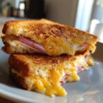 Air Fryer Cheese & Ham Toastie