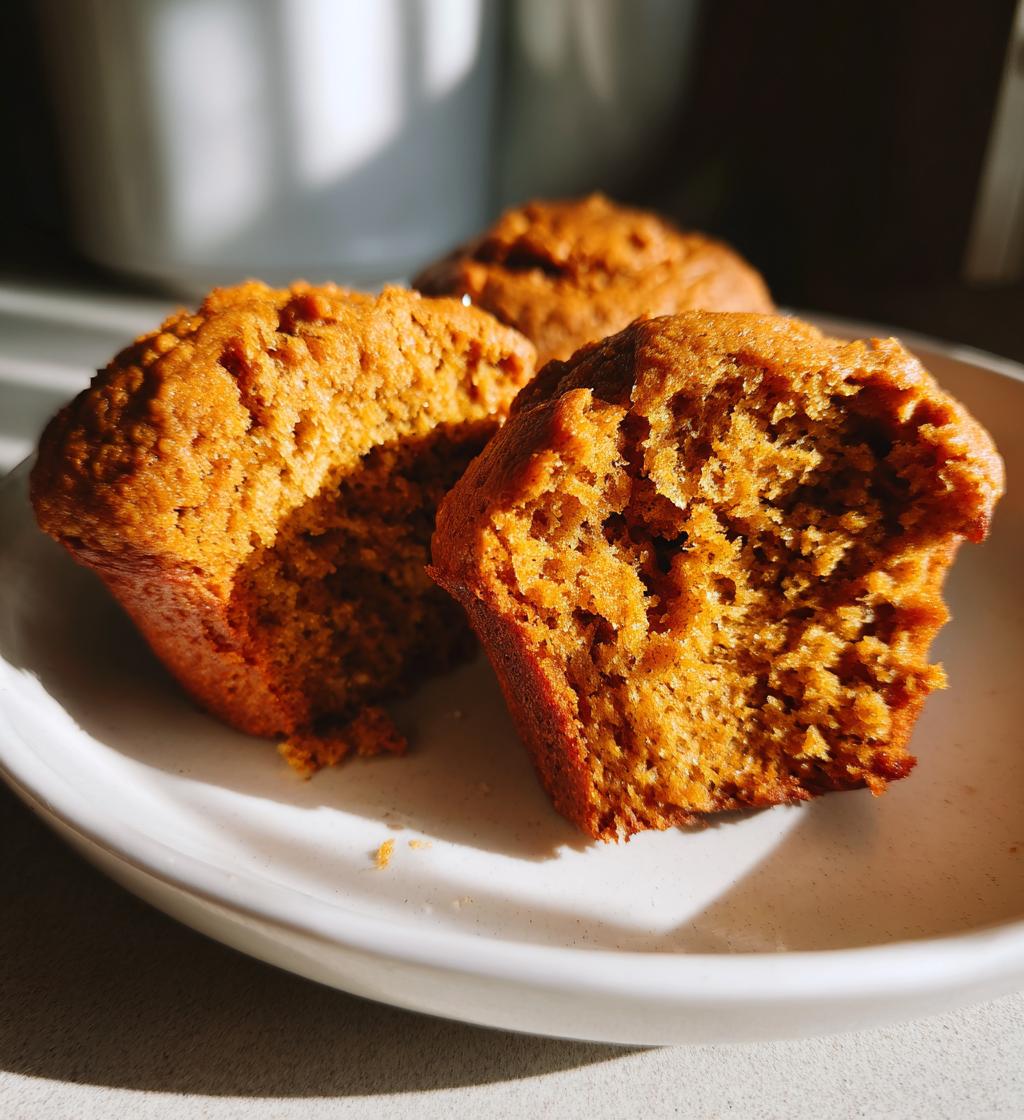 Healthier Pumpkin Muffins