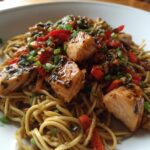 Hoisin Salmon Noodles