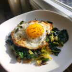 Leek & Kale Hash with Sage Fried Eggs