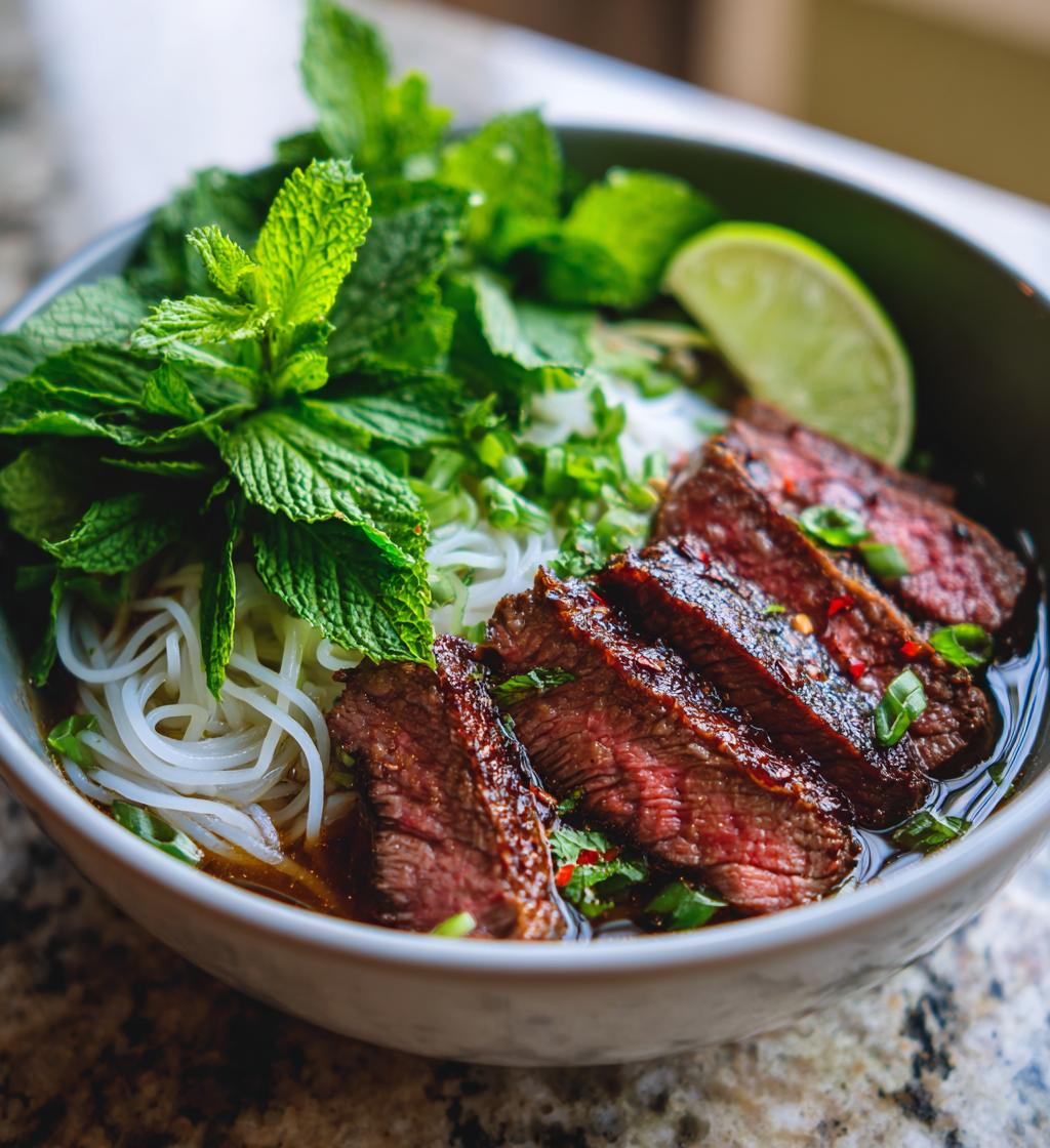Lemongrass Steak Noodle Bowl