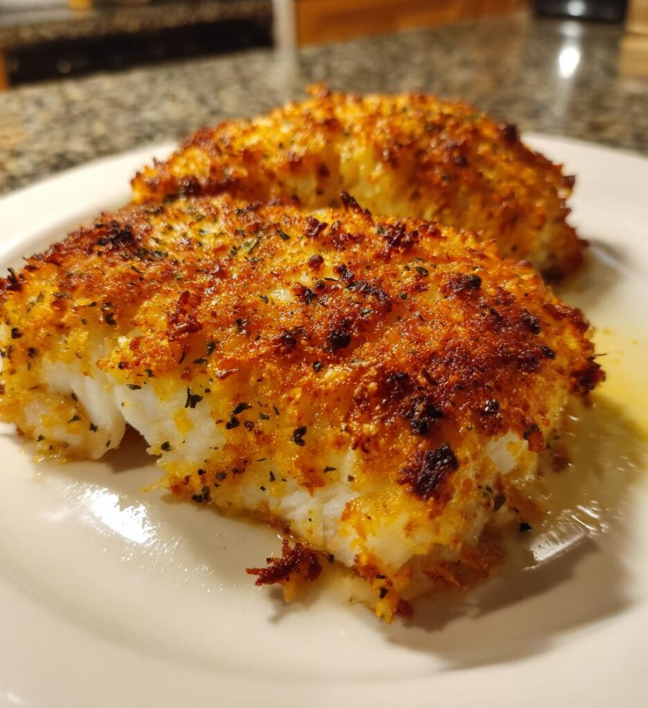 Parmesan Baked Cod