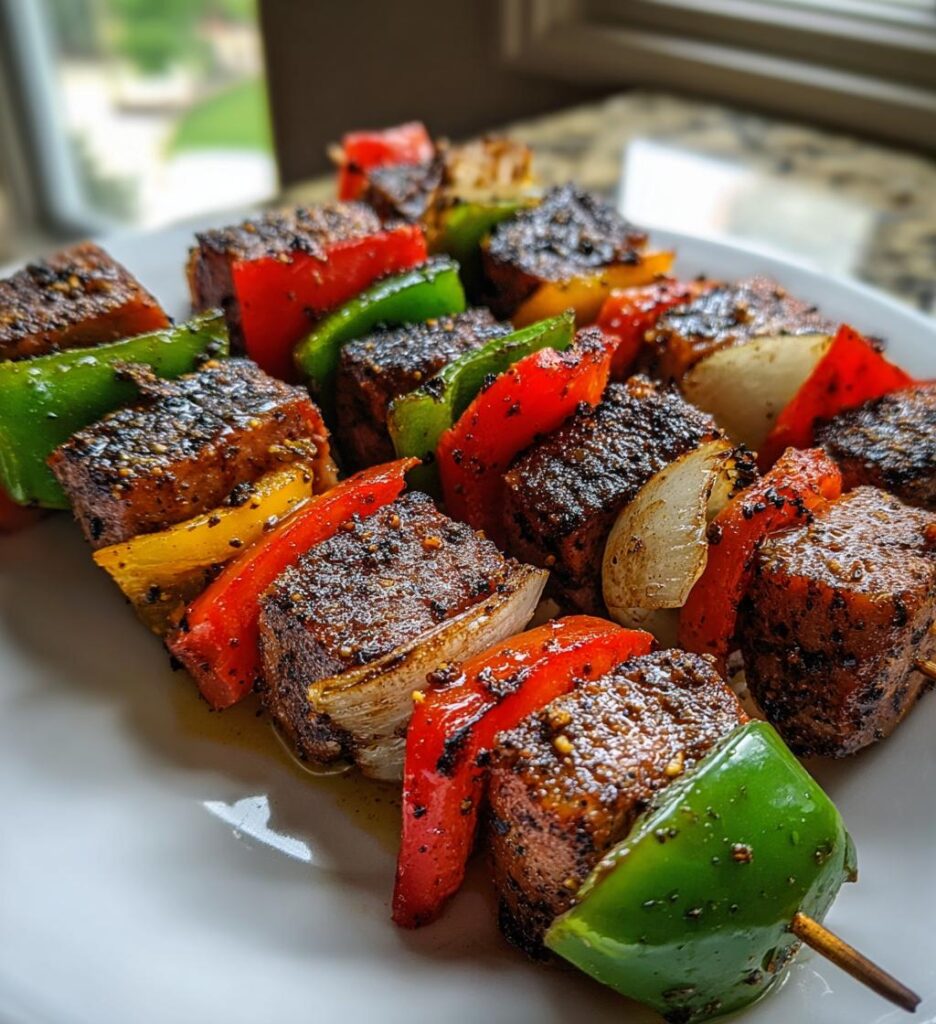 Peppered Tuna Kabobs