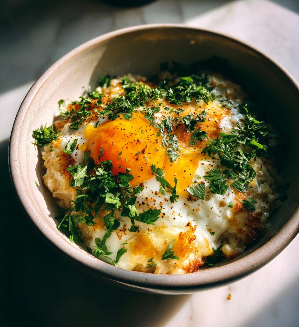 Savory Breakfast Oatmeal
