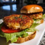 Shrimp Patty Sandwiches