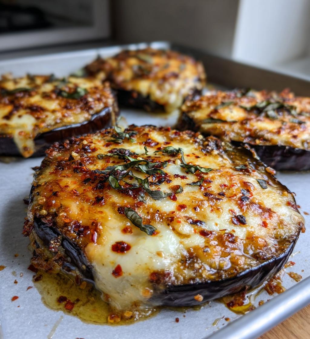 Spicy Mozzarella Aubergine Traybake