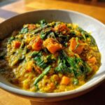 Spinach, Sweet Potato & Lentil Dhal