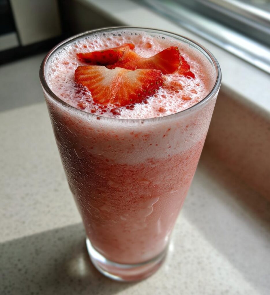 Strawberry Ice Cream Soda