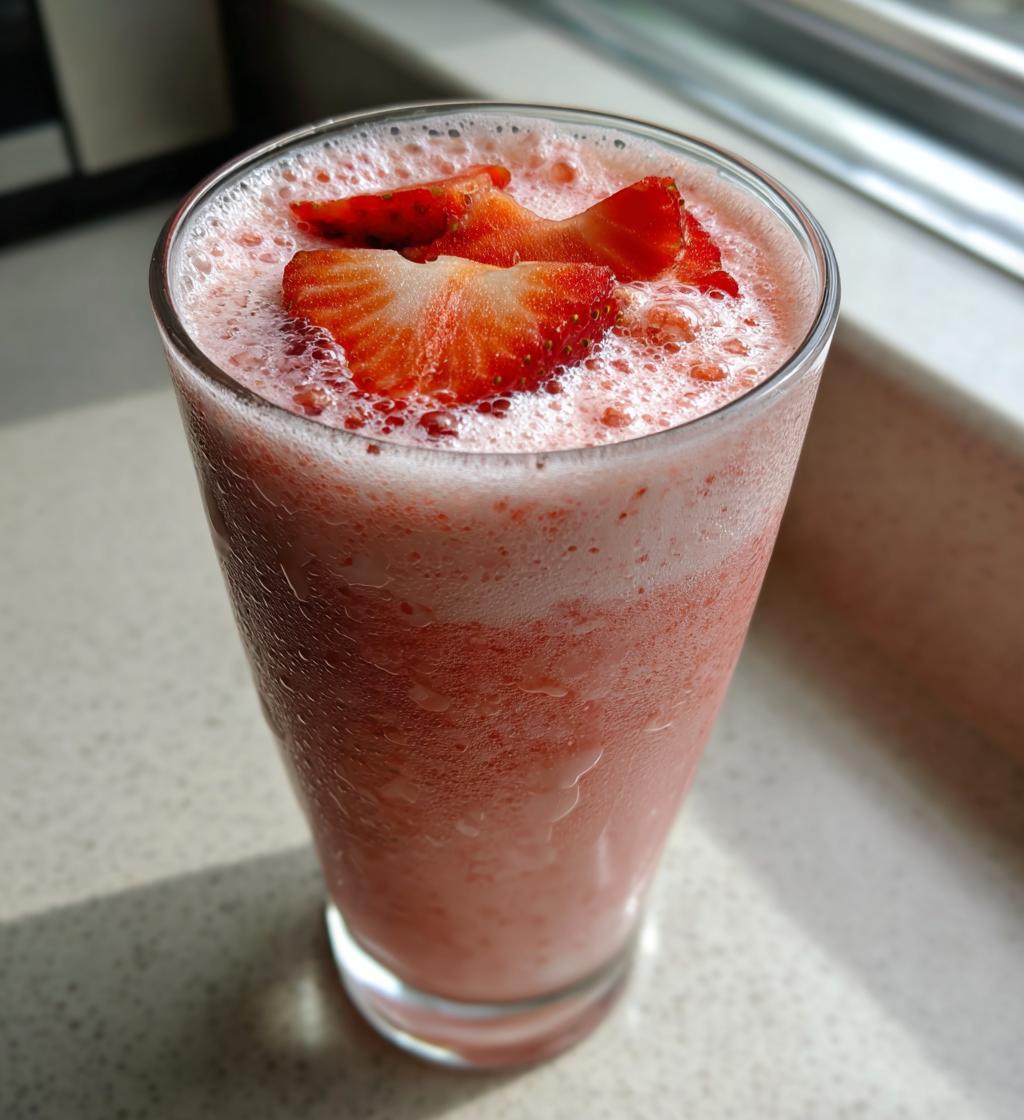 Strawberry Ice Cream Soda