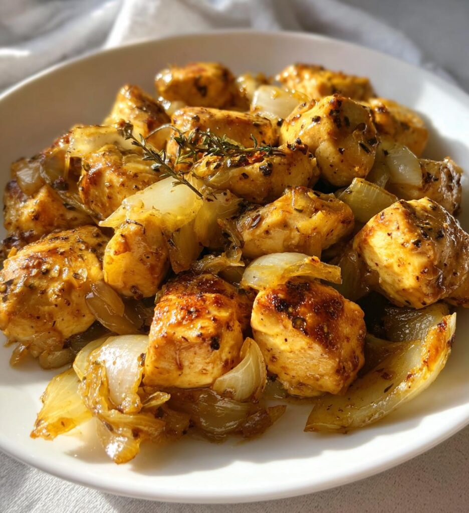 Turkey with Onions and Garlic