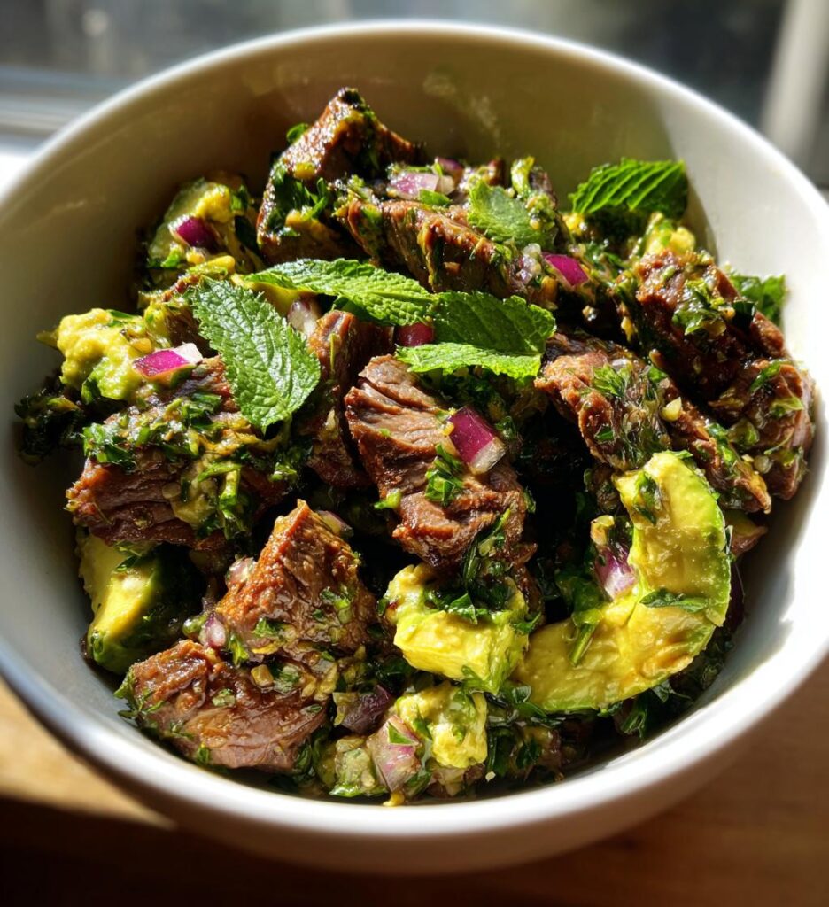 Beef and Avocado Salad
