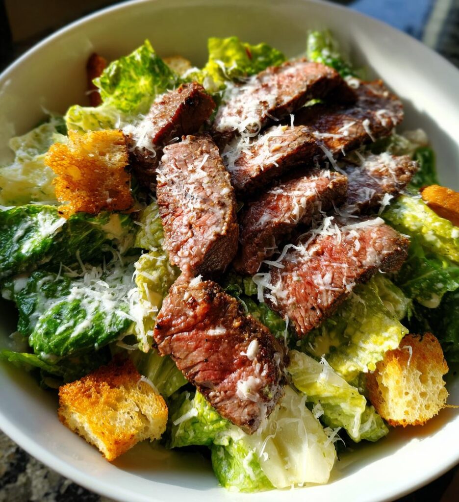 Beef and Caesar Salad
