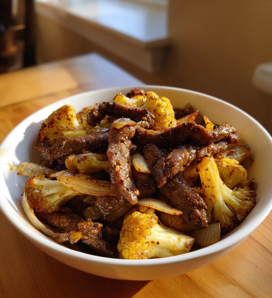 Beef and Cauliflower