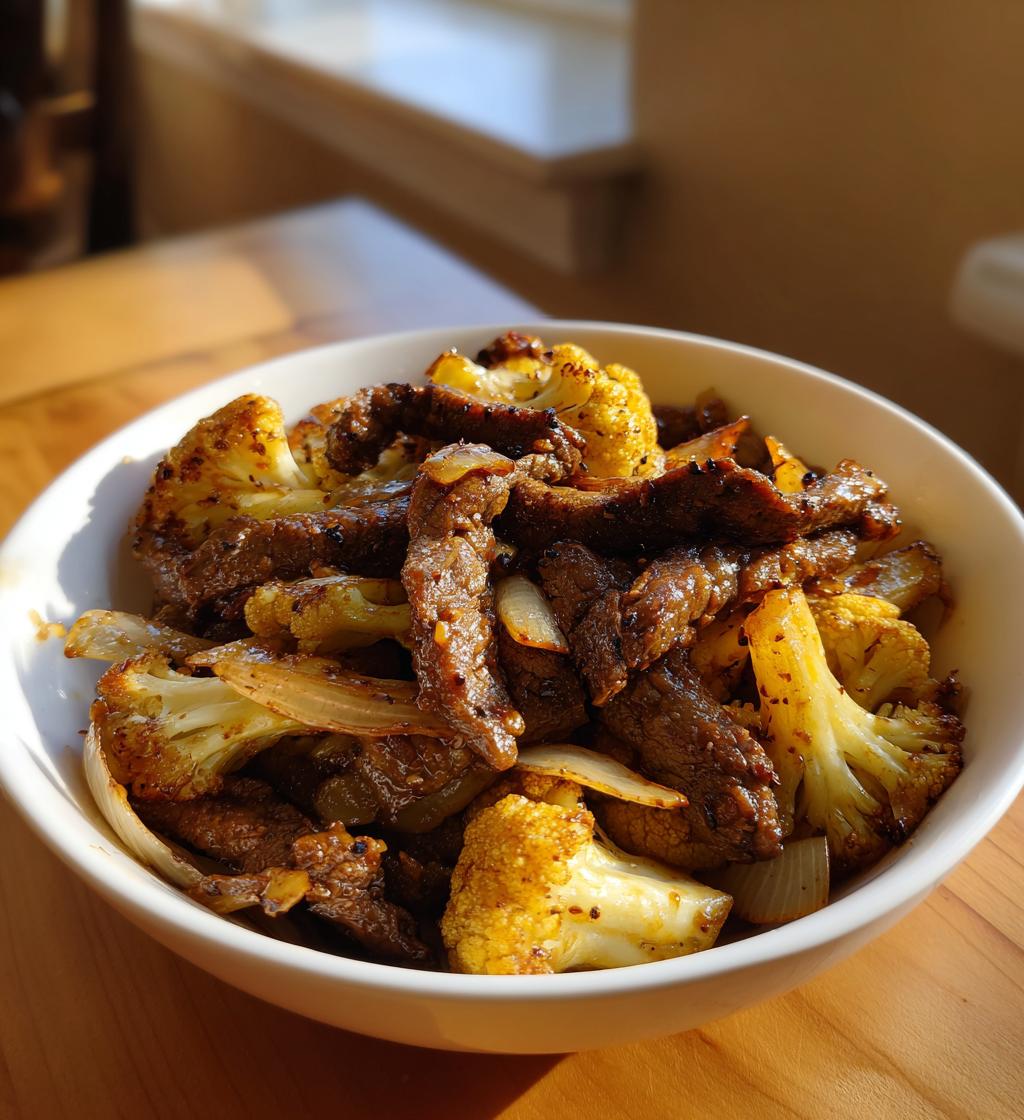 Beef and Cauliflower