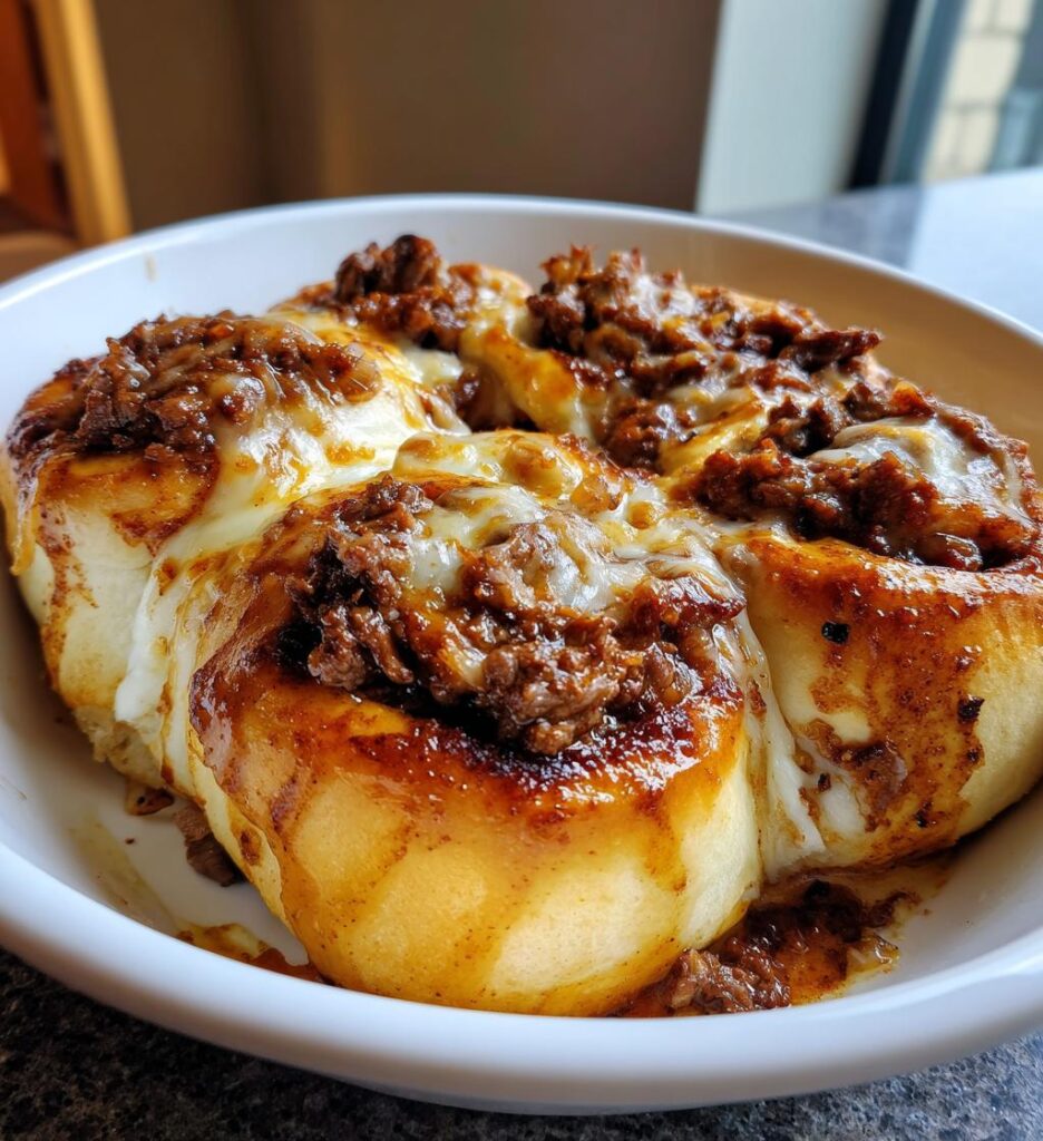 Beef and Cinnamon Rolls
