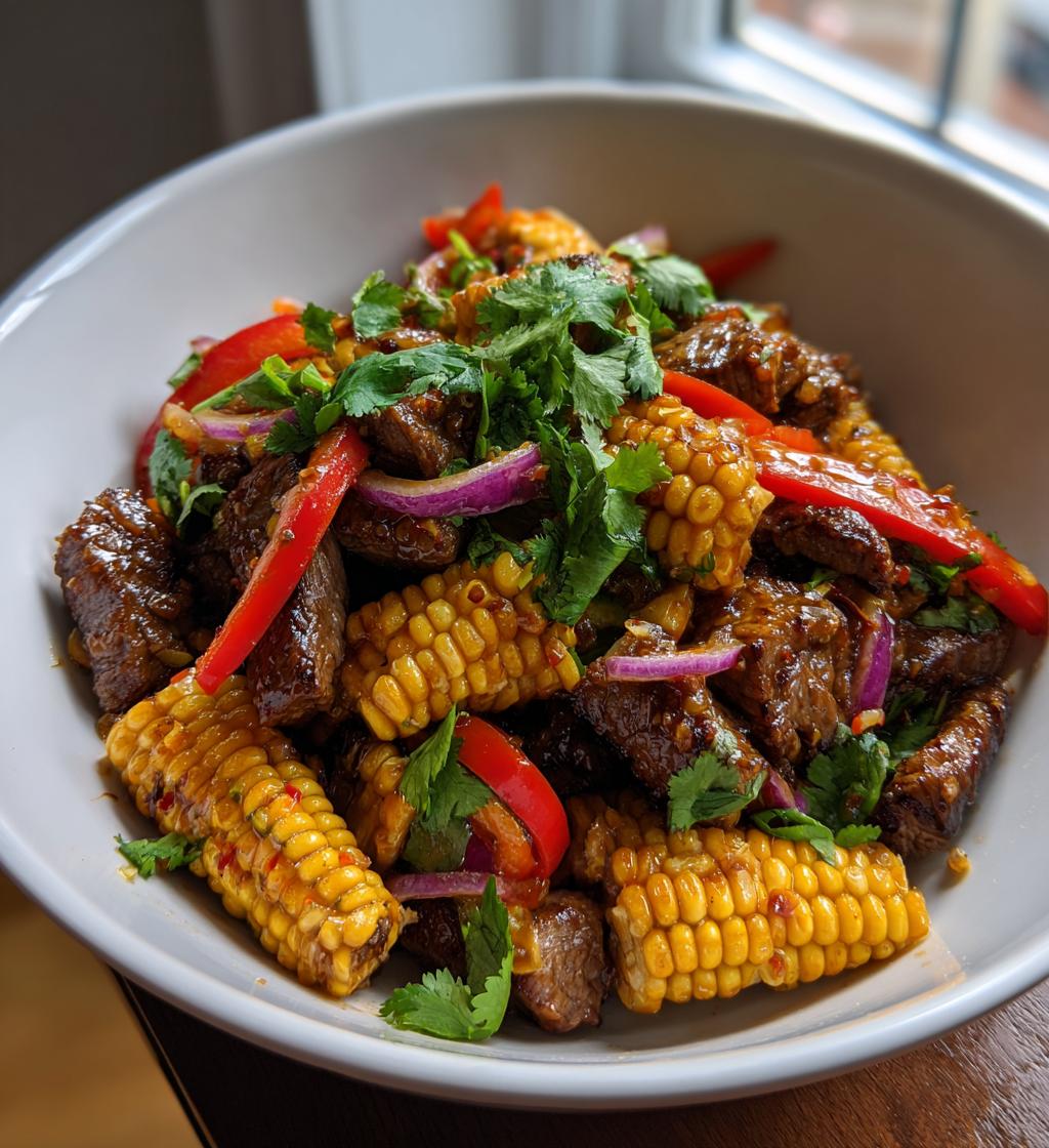 Beef and Corn Salad