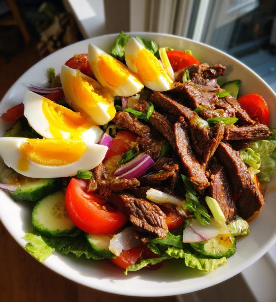 Beef and Egg Salad