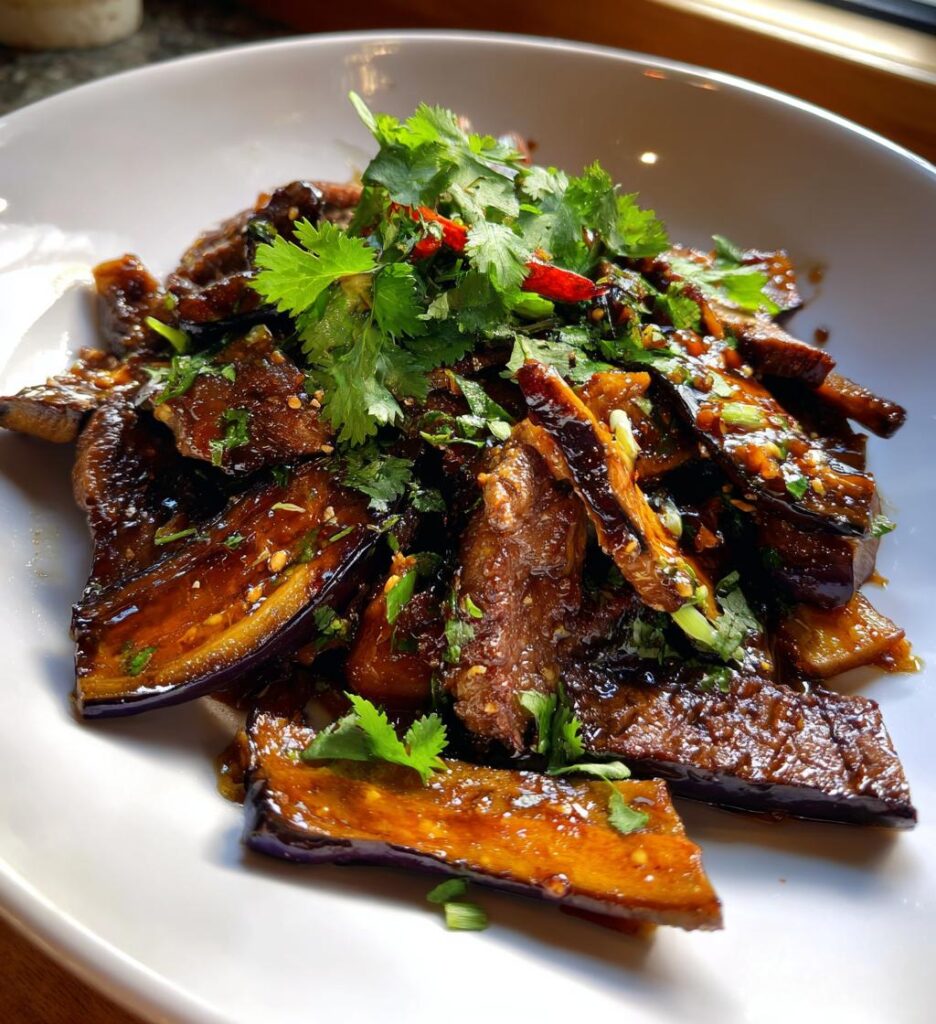 Beef and Eggplant Salad
