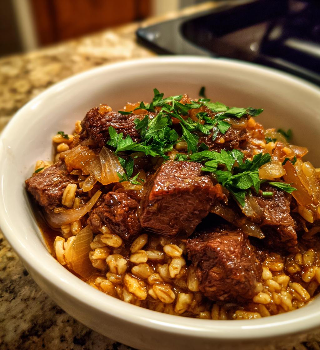 Beef and Farro