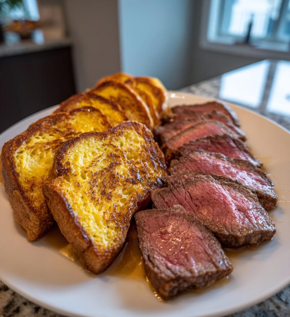 Beef and French Toast