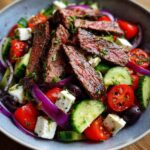 Beef and Greek Salad