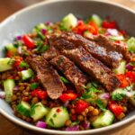 Beef and Lentil Salad