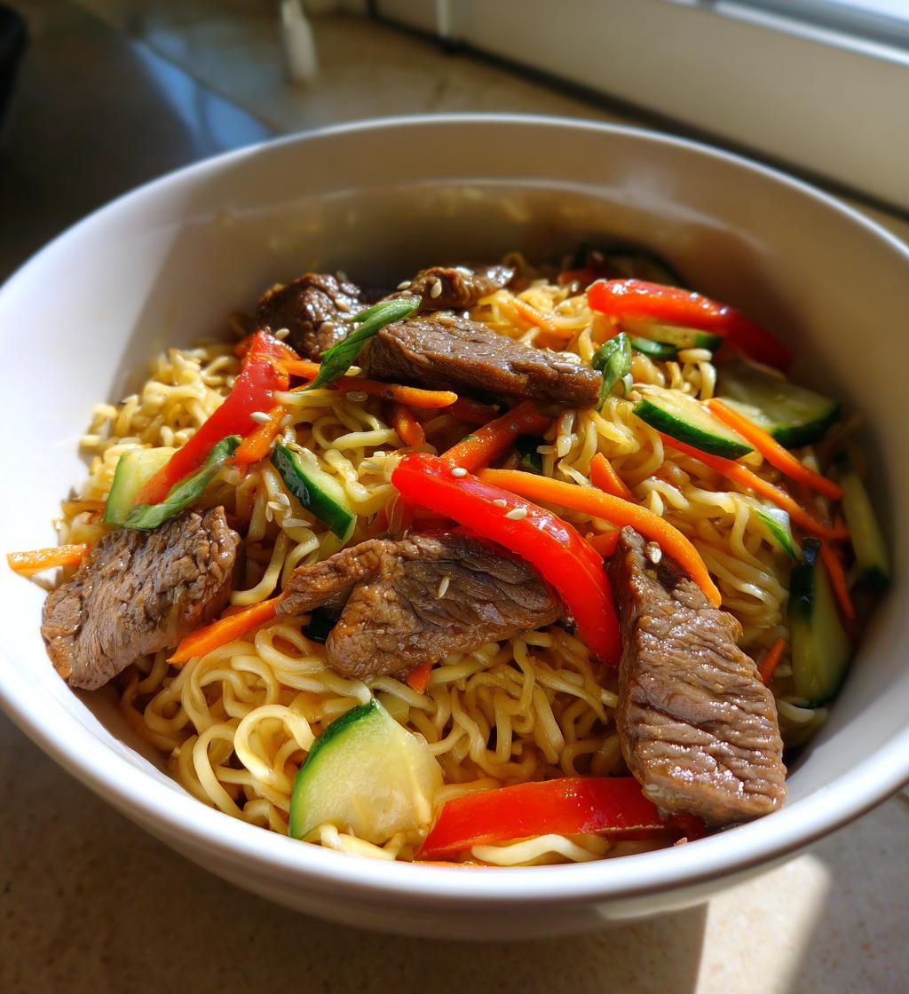 Beef and Noodle Salad