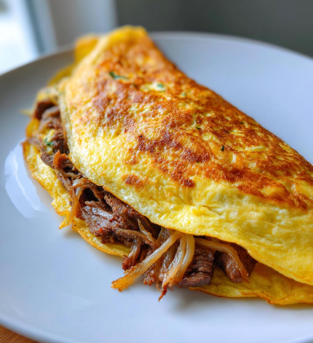 Beef and Omelet
