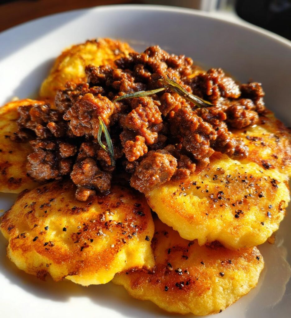 Beef and Pancakes