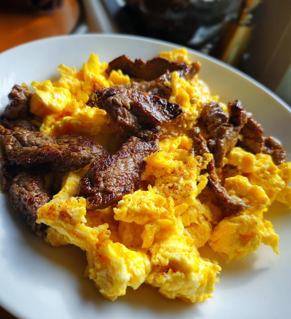 Beef and Scrambled Eggs