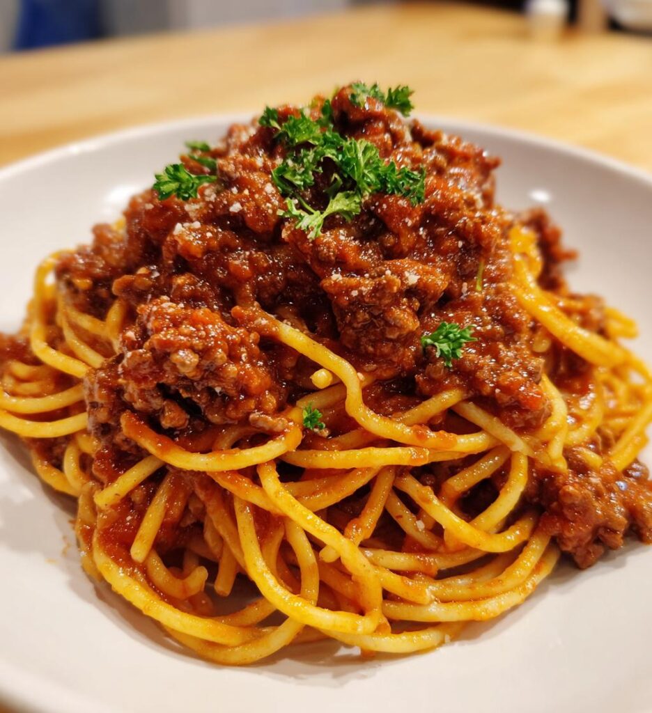Beef and Spaghetti