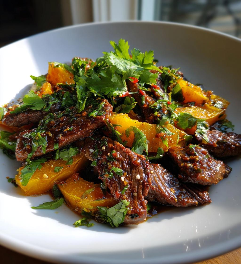 Beef and Squash Salad