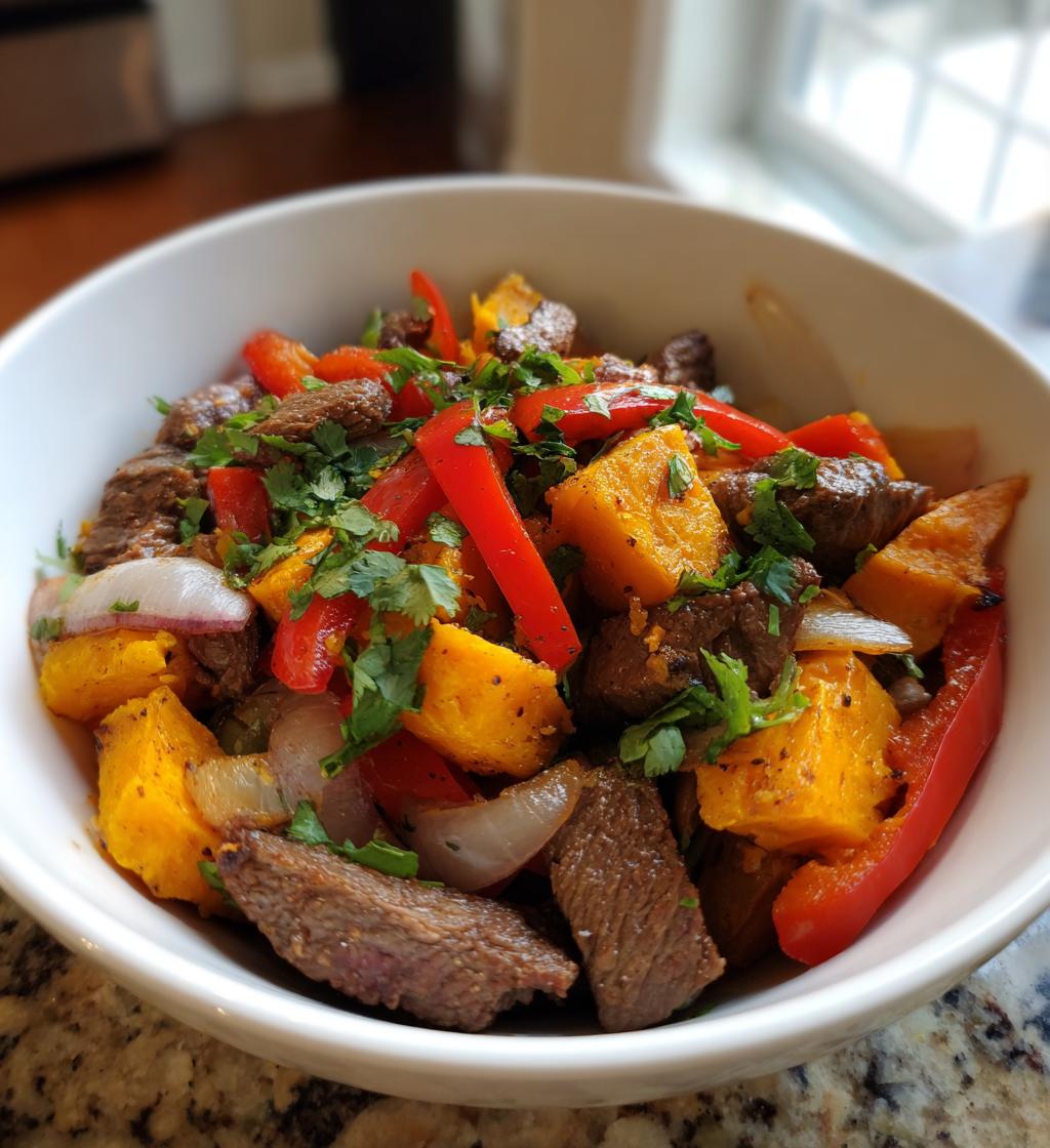 Beef and Sweet Potato Salad