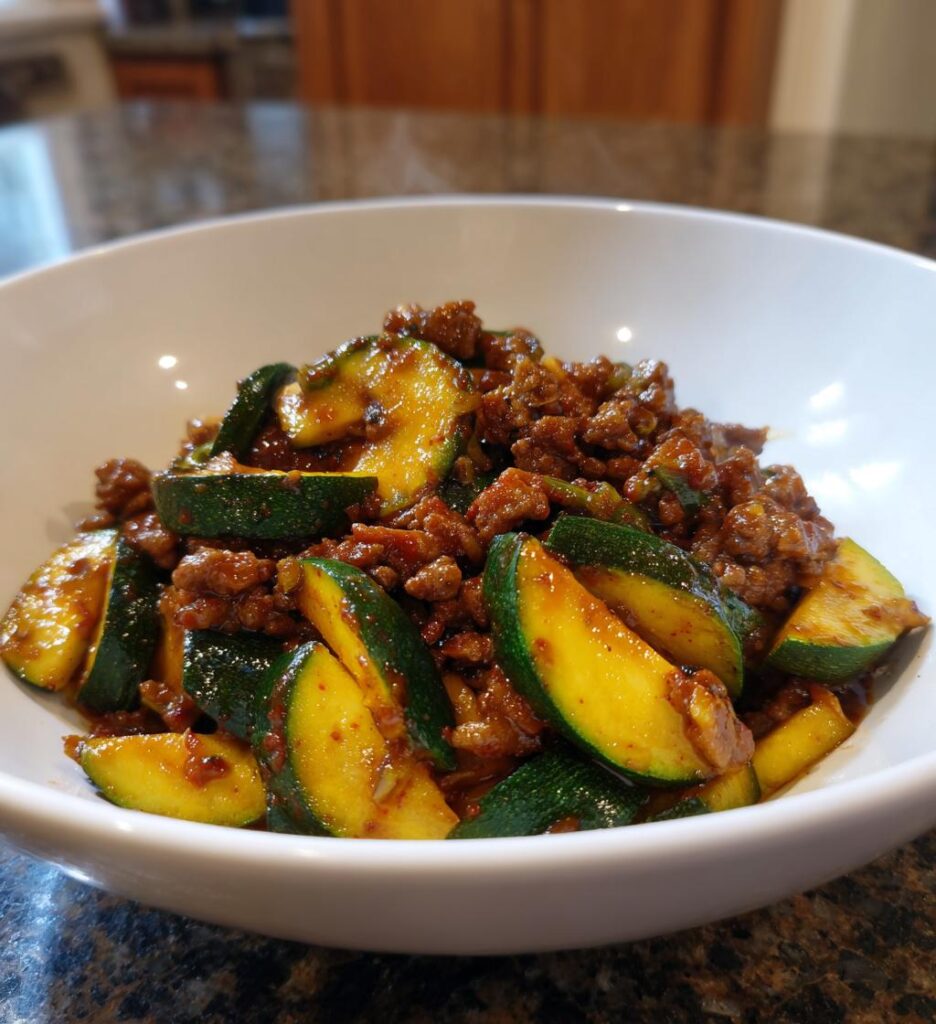 Beef and Zucchini