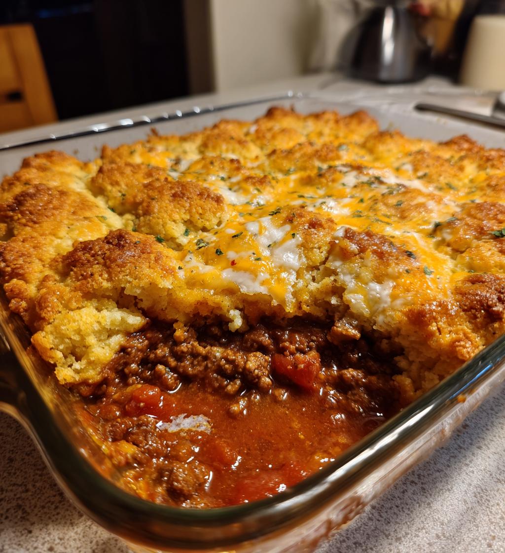 Beef 'n' Biscuit Bake