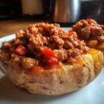 Chilli Beef with Jacket Potatoes