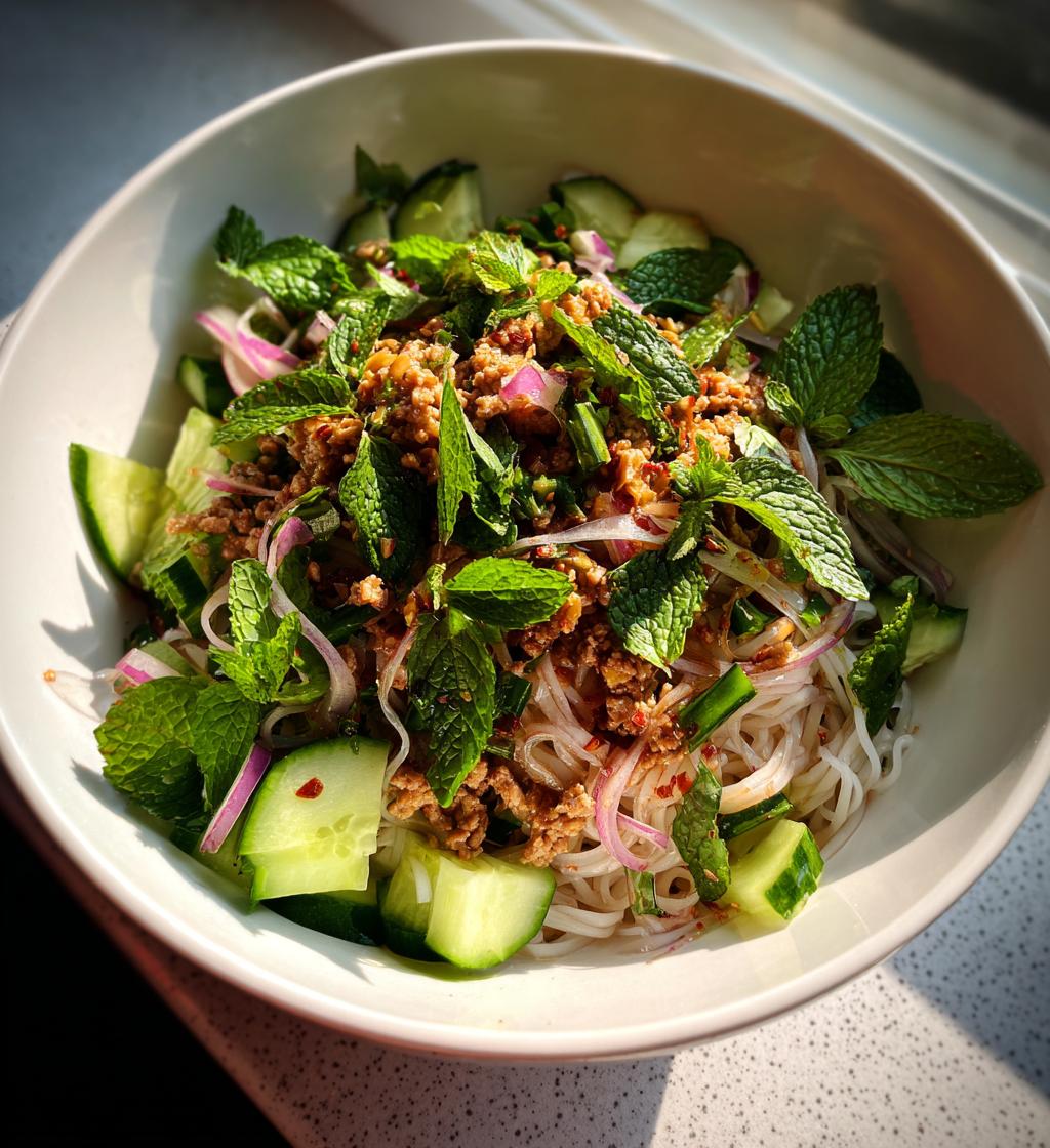 Laab Noodle Salad