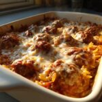 Meatball Orzo Bake