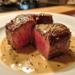 Perfect Steak with Peppercorn Sauce