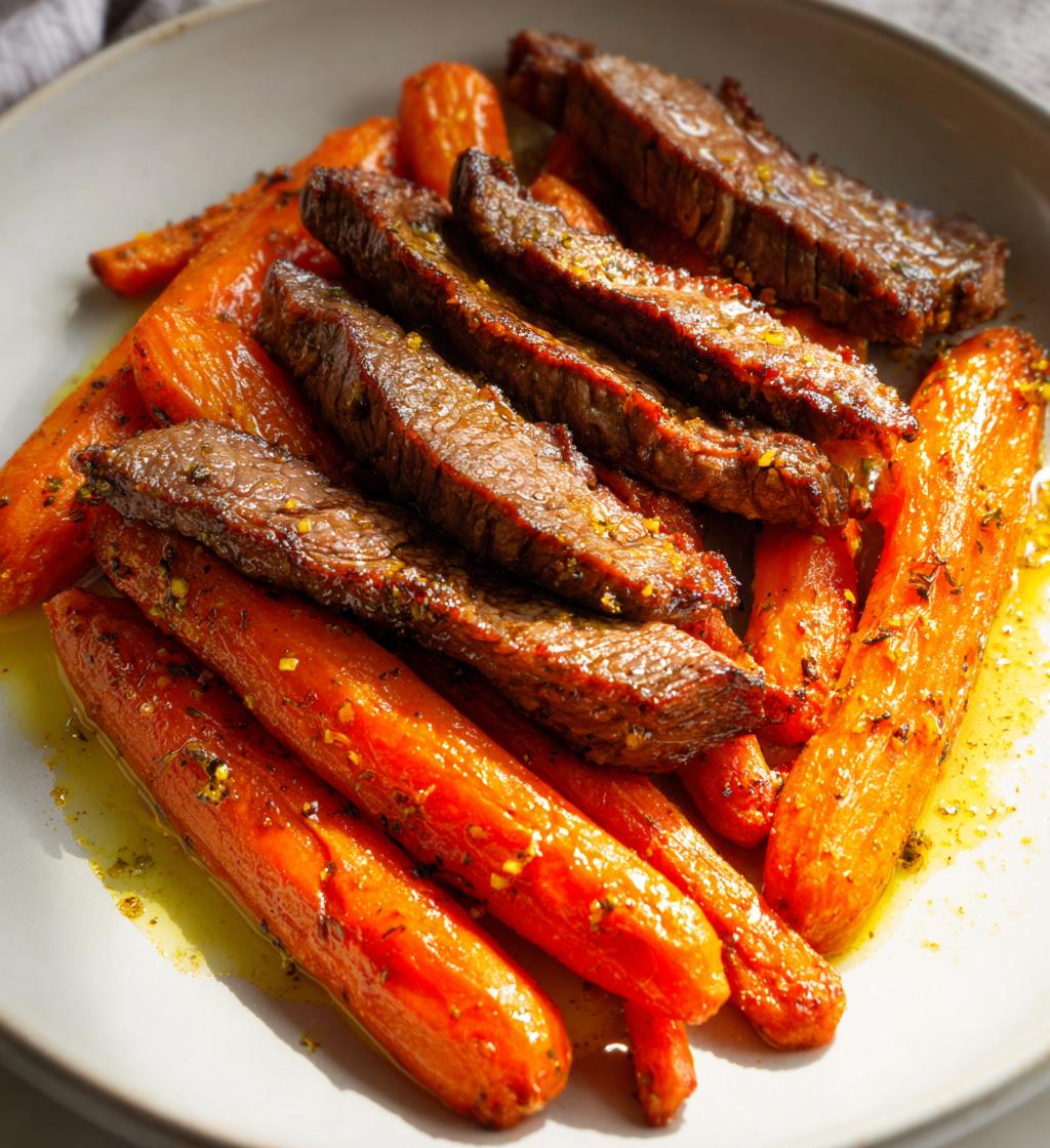 Air Fryer Beef and Carrot