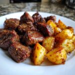 Air Fryer Beef and Potatoes
