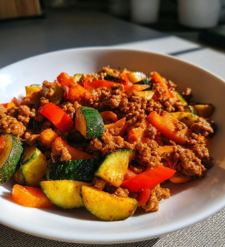 Air Fryer Beef and Veggies