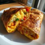 Air Fryer Breakfast Burrito