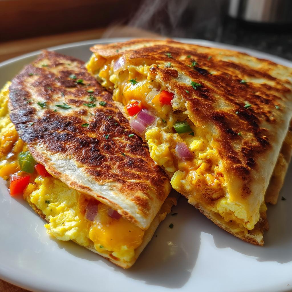 Air Fryer Breakfast Quesadilla