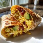Air Fryer Breakfast Wrap