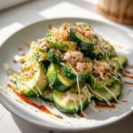 Air Fryer California Roll Cucumber Salad