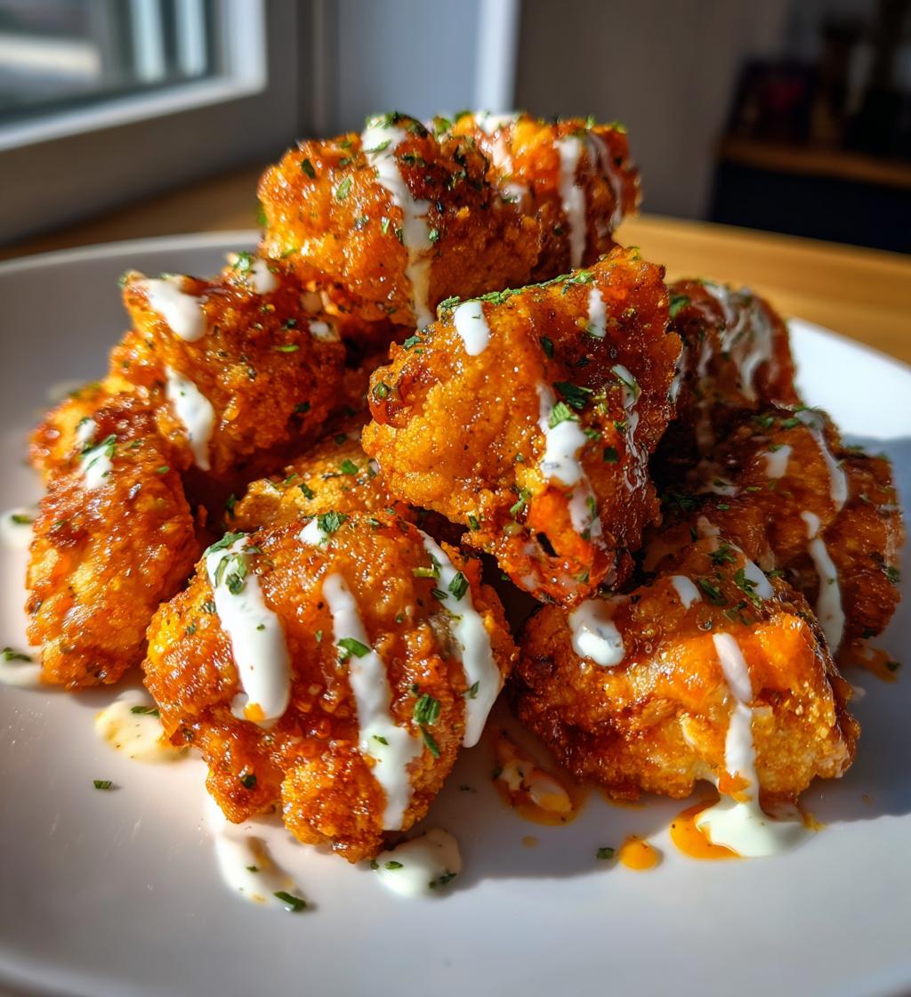 Air Fryer Cauliflower Buffalo Wings
