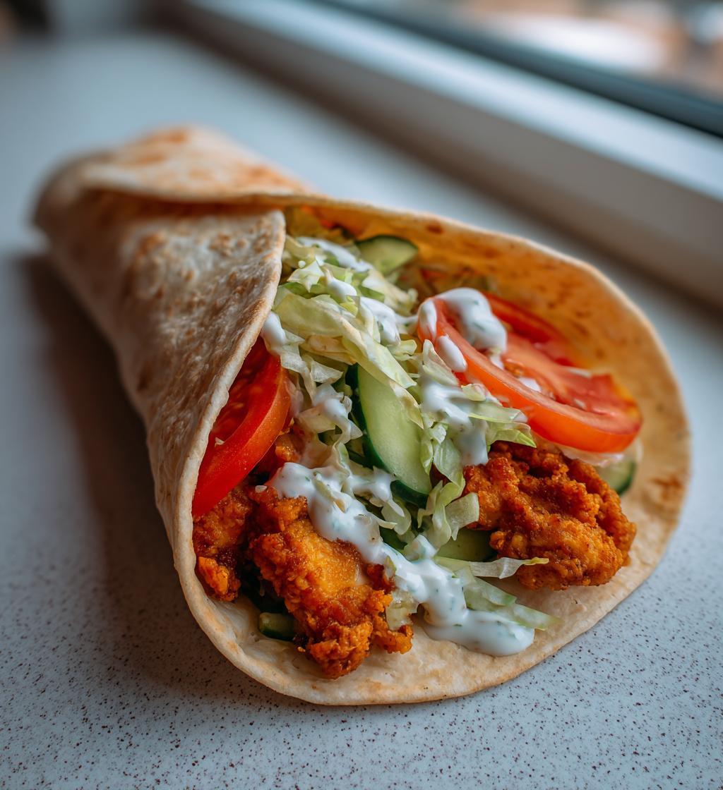 Air Fryer Chicken Wraps