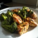 Air Fryer Chicken and Broccoli