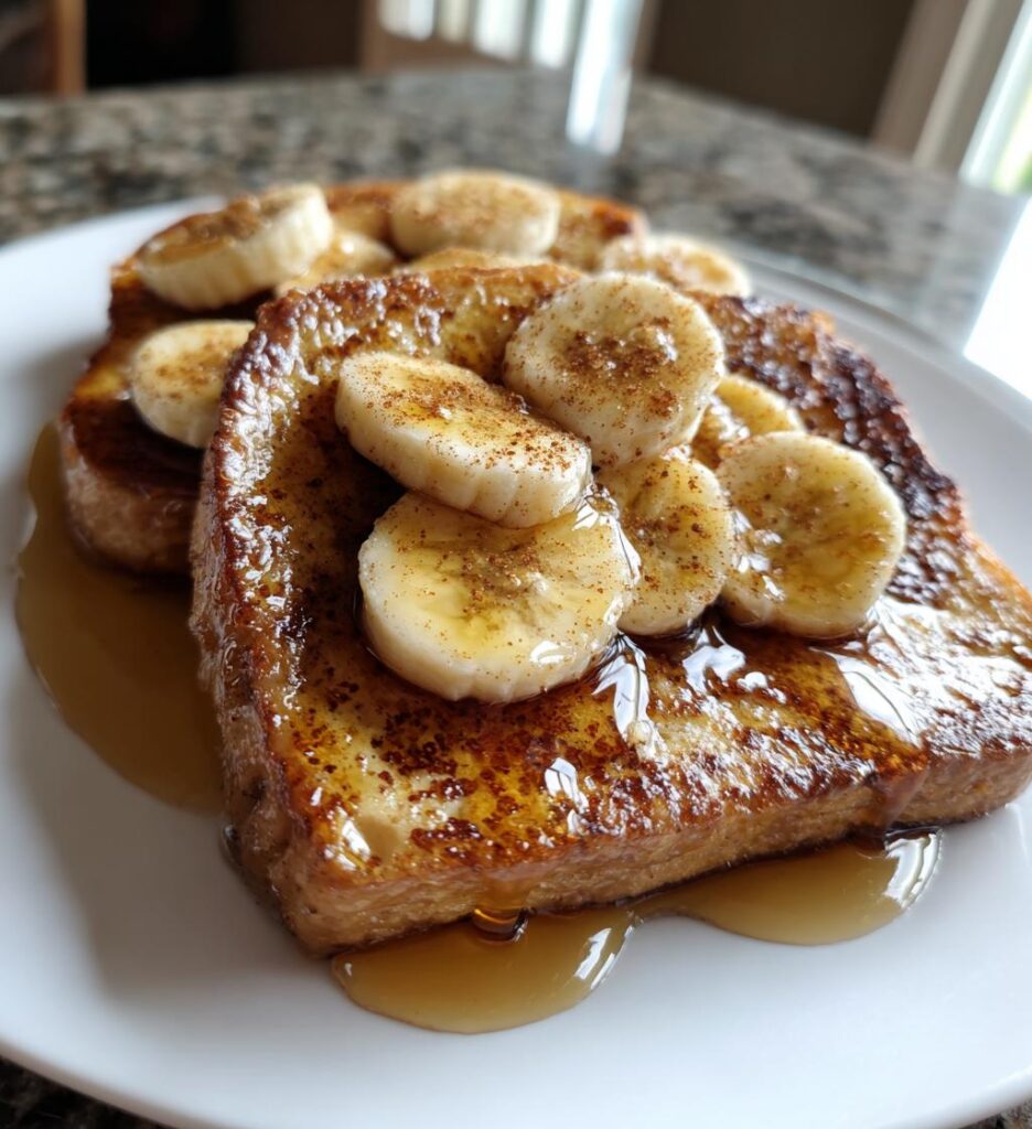Air Fryer French Toast with Banana